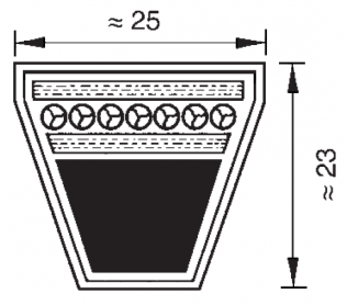 Подшипник Ремни Ремень 8 V 2500 (PHG 8V 2500 (SKF)) по выгодным ценам Екатеринбург